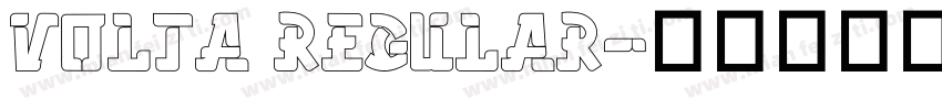 Volta Regular字体转换